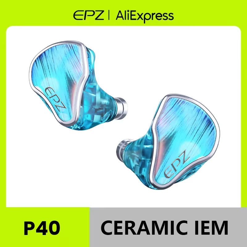 Audiophile Headphone Wired - Auriculares intrauditivos de cerámica EPZ P40