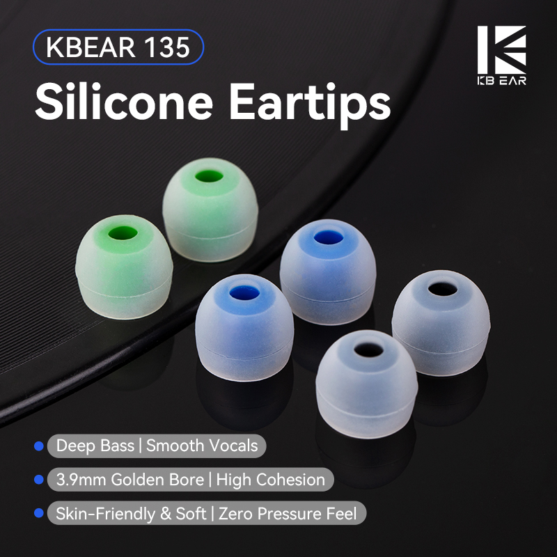 KBEAR 135 Almohadillas de Sili - In Ear Monitor Iem reseña y precio