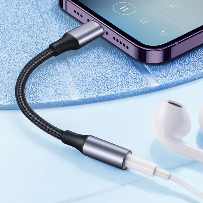 Cable auxiliar Jack de 8 pines - Earphone Splitter Jack reseña y precio