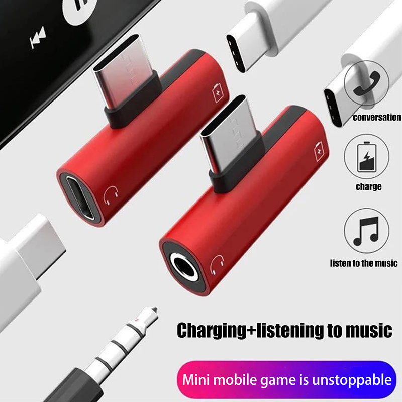 Adaptador metálico USB tipo C  - Earphone Splitter Jack reseña y precio
