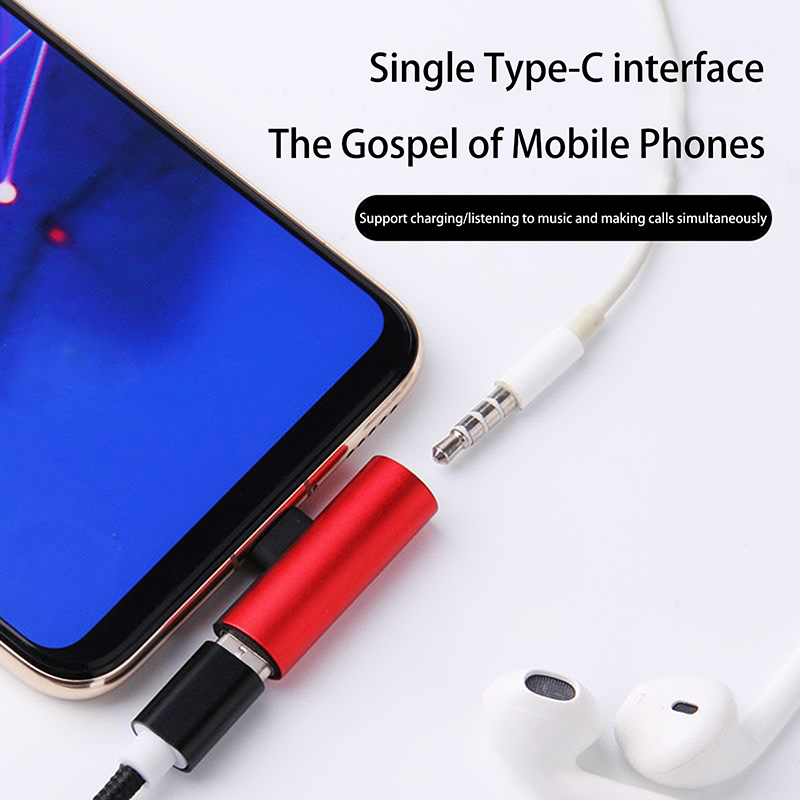 Adaptador metálico USB tipo C  - Earphone Splitter Jack reseña y precio