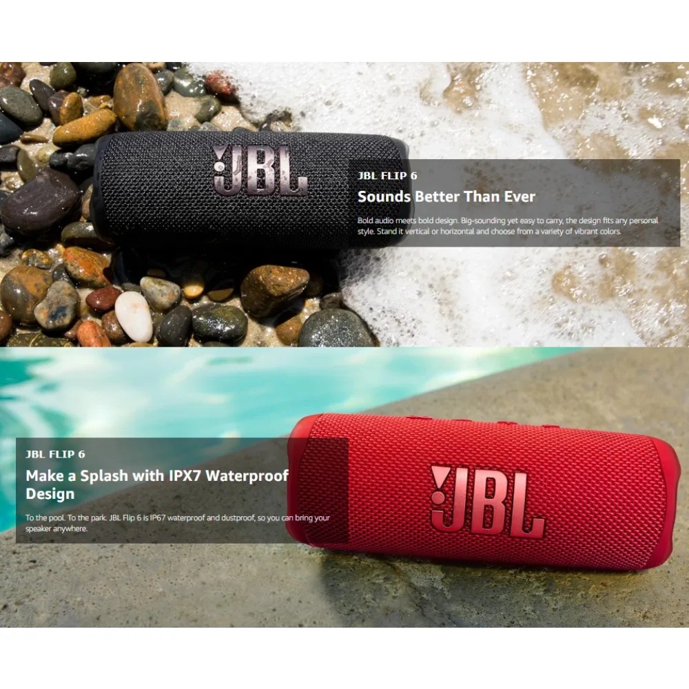 Altavoz Bluetooth para exterio - Jbl Speaker Flip 6 reseña y precio
