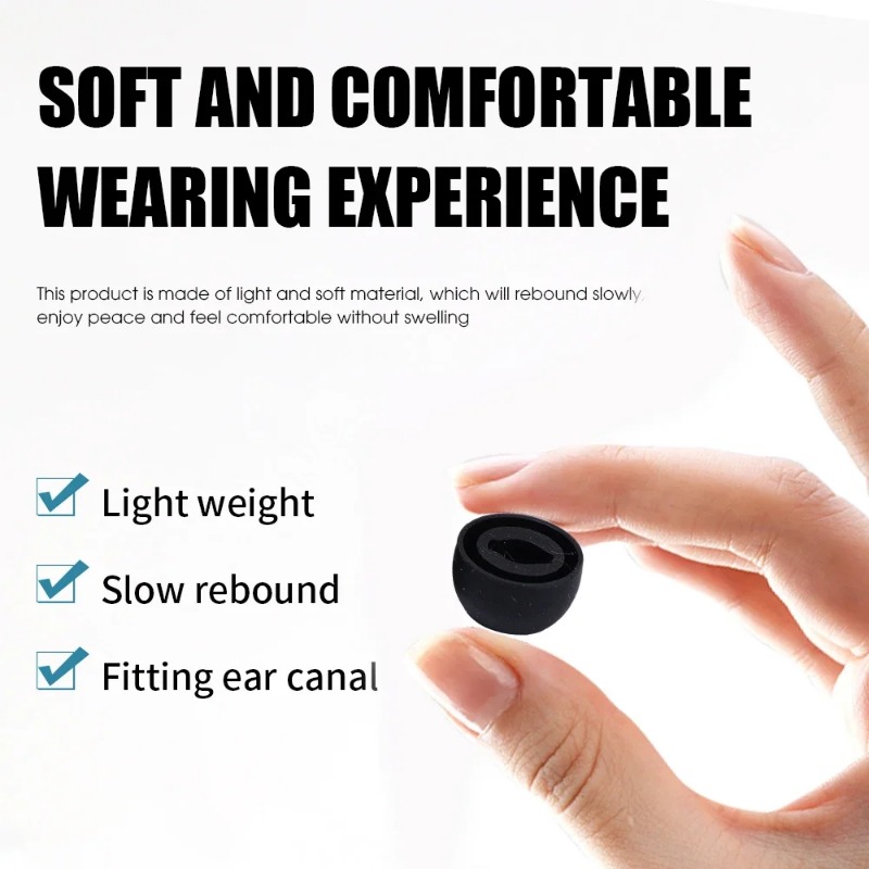 Almohadillas de silicona para  - Earphone Foam Tip reseña y precio