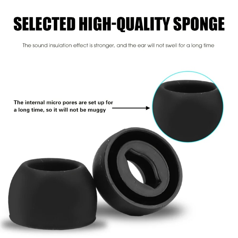 Almohadillas de silicona para  - Earphone Foam Tip reseña y precio